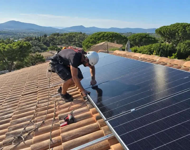 Installateur panneaux solaires Palaminy — pose photovoltaïque sur toiture