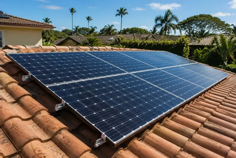 Installation de panneaux solaires à Palaminy